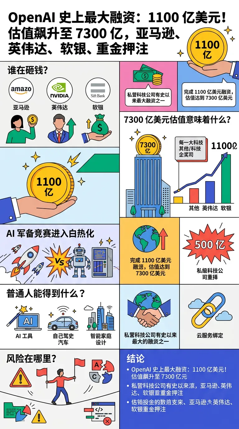 OpenAI 融资信息图
